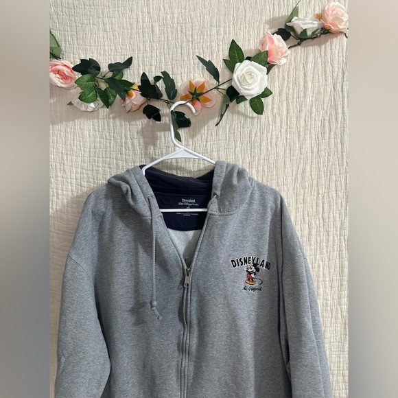 Disneyland 1955 Zip Hoodie Sweatshirt - Size Large - Picture 2 of 4